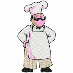 Chef Embroidery Design 3